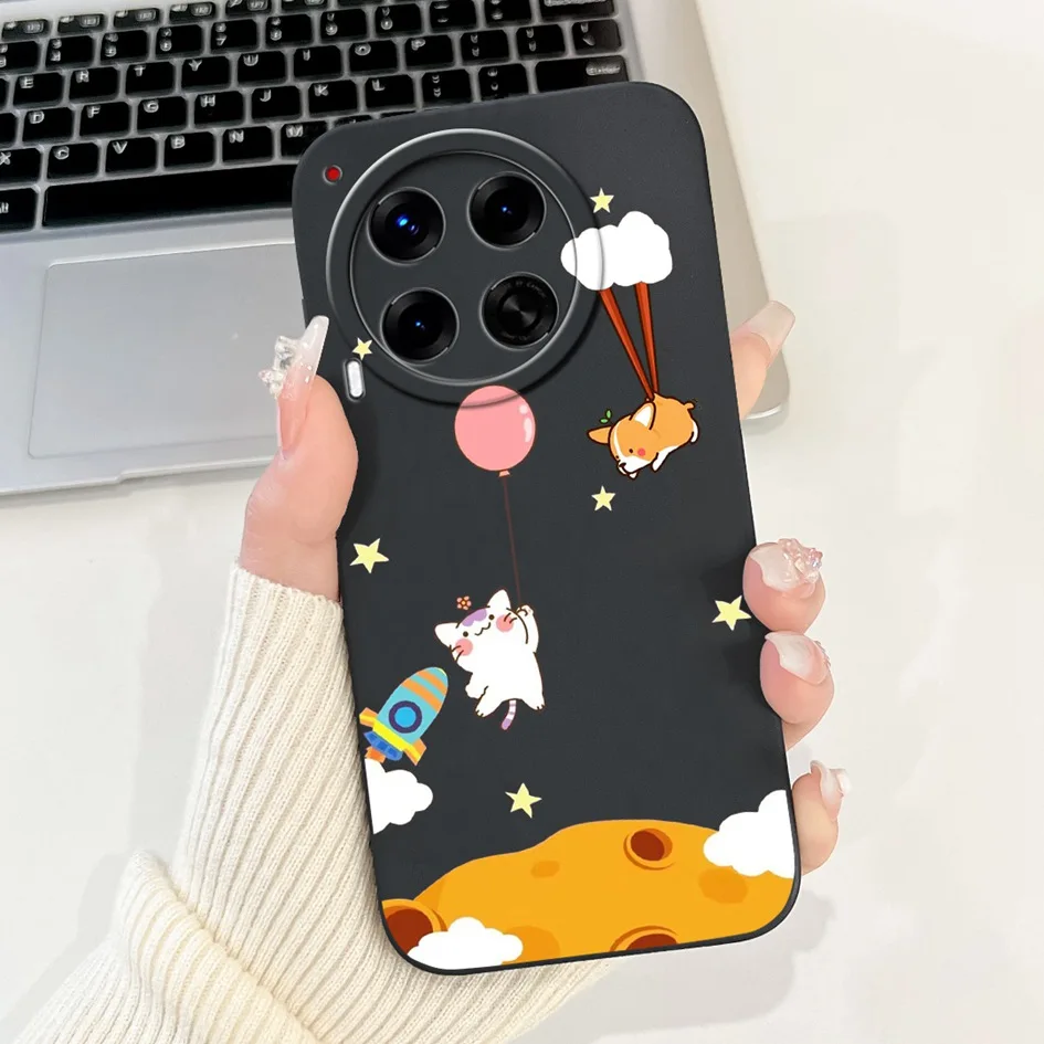 Cute Astronaut Soft TPU Case with Camera Protection