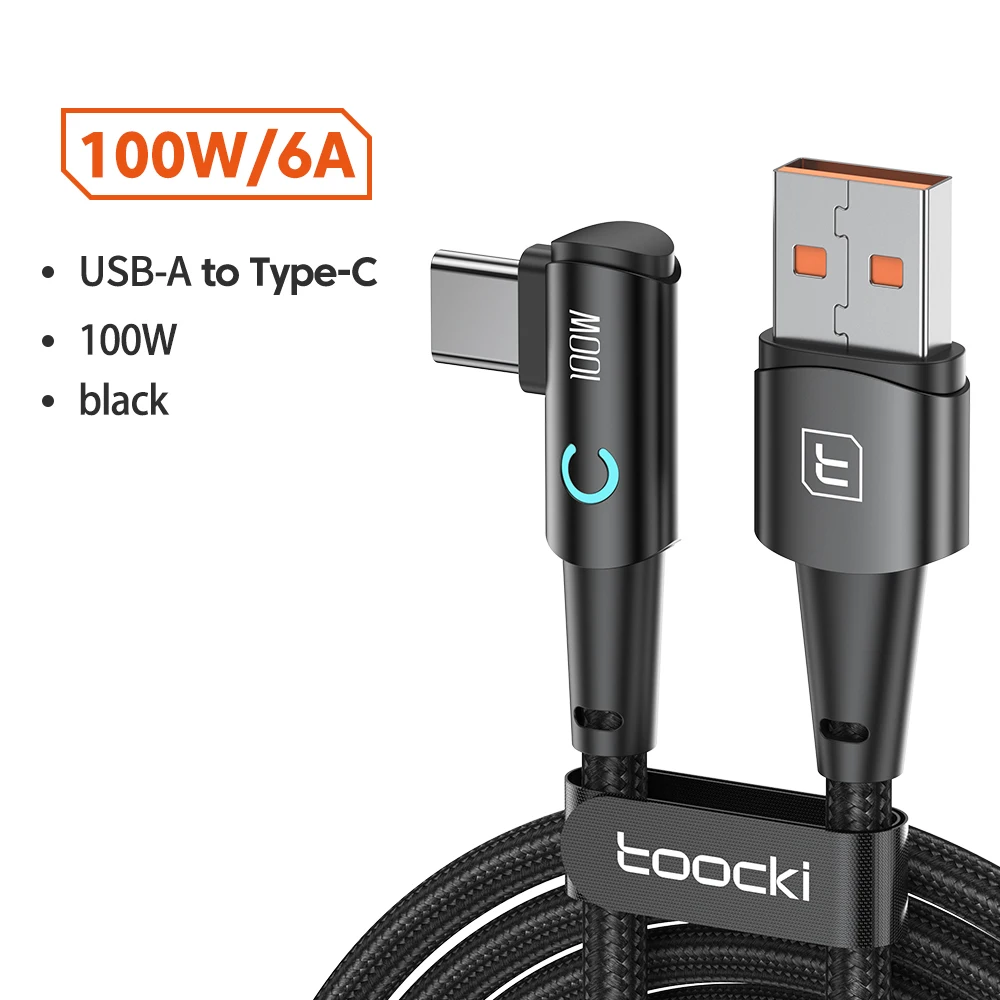 ตัวเลือกสินค้า สายชาร์จเกมมิ่ง USB-C 100W ชาร์จเร็ว 5A สำหรับเกมเมอร์