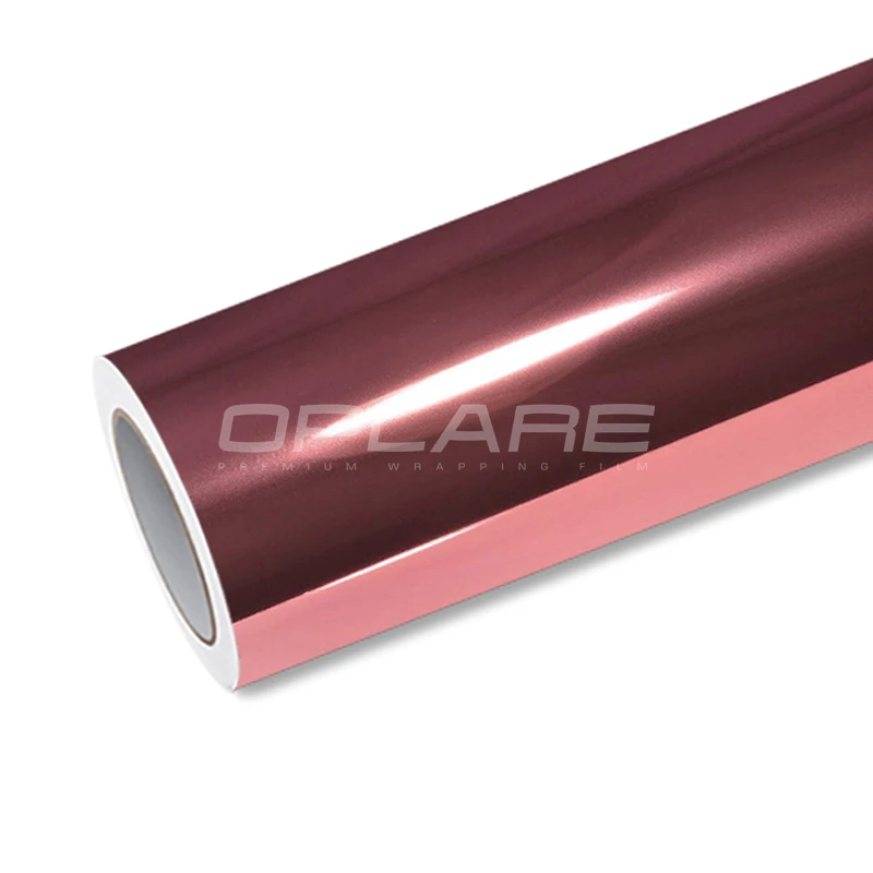La Plus Haute Qualité Or Rose Chrome Vinyle Emballage Peau De Voiture