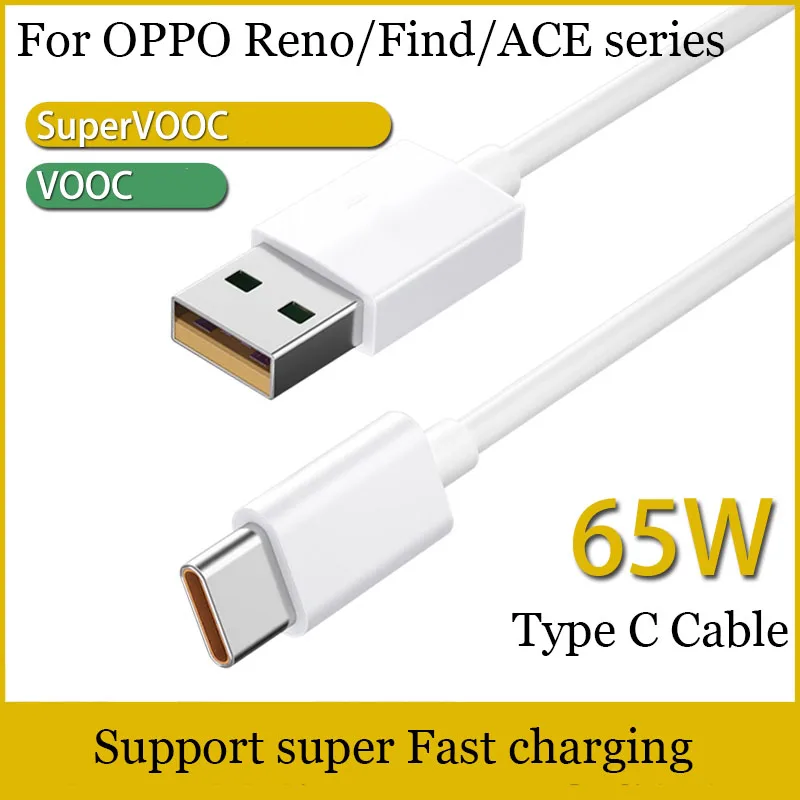 Câble USB C(1,8M/Lot de 2),Câble USB Type C 65W 6A Supervooc Charge