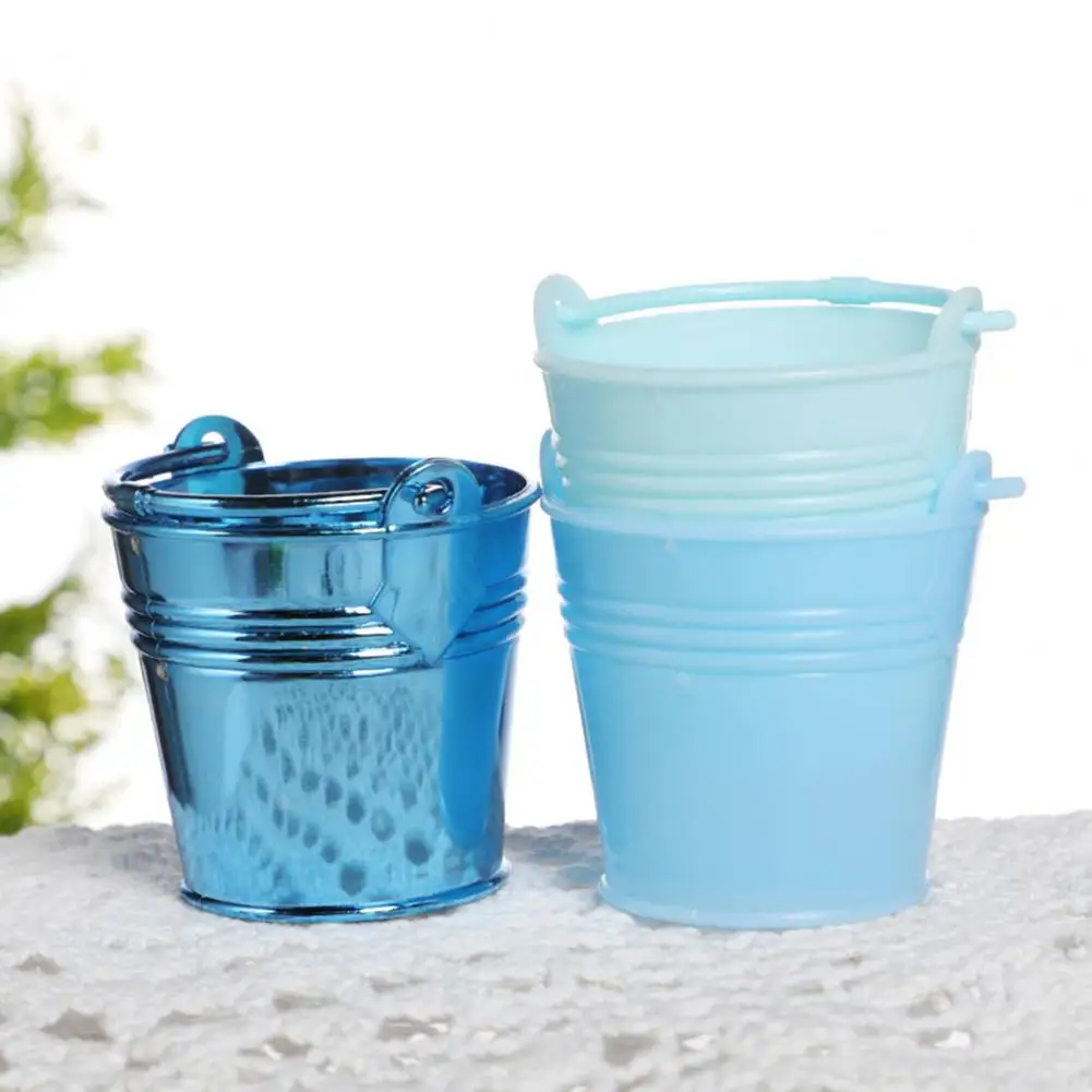 Biscuit Storage Bucket Anti-deform Candy Storage Bucket Delicate Elegant Decorative Biscuit Anti-wear 2Pcs biscuit storage bucket