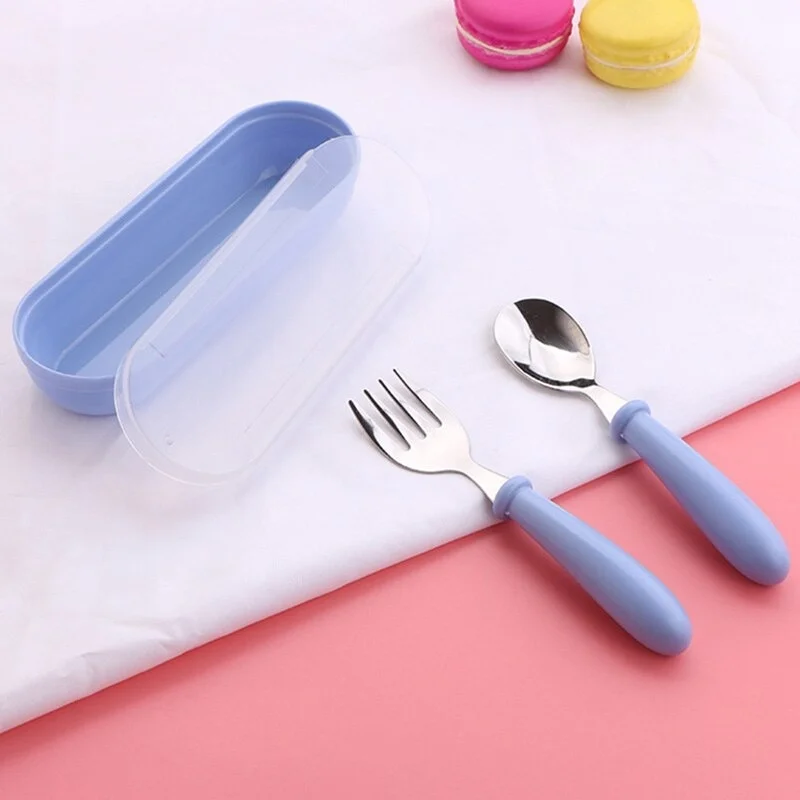 Kids Stainless Steel Cutlery Set with Case 4
