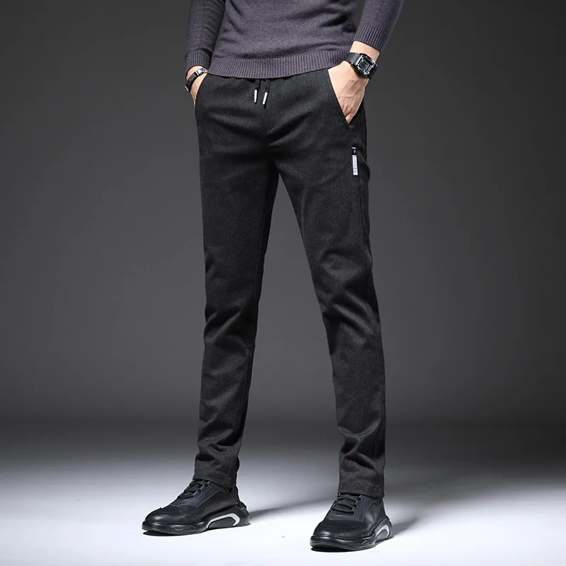 Spring Men's Casual Pants Men Cotton 