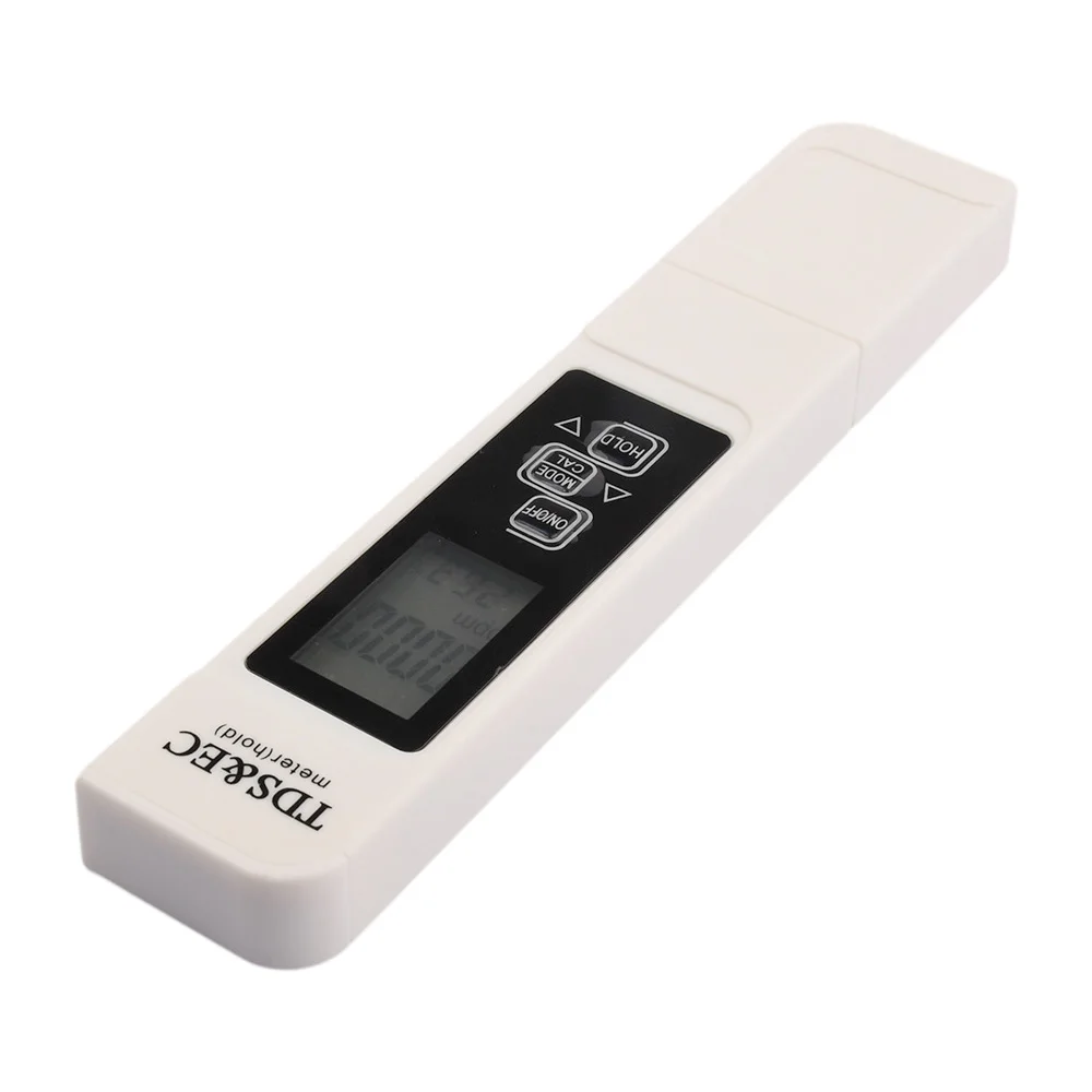 Digital Water Quality Tester TDS EC Meter Range 0-9999 Multifunctional Water Purity Temperature Meter TEMP PPM Tester