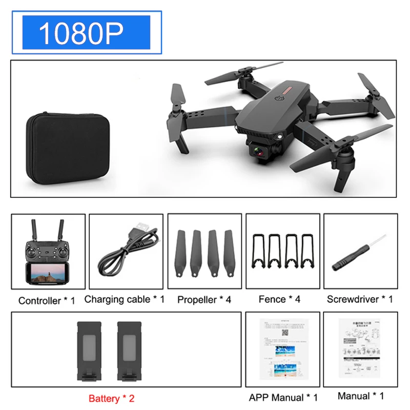 Foldable Rc Drone 4k Pro HD Dual WiFi Camera Wide-Angle Remote Control Plane Quadcopter One Key Return Mini Drones Boy Toy Gift explorers 4ch remote control quadcopter 2.4 g RC Quadcopter