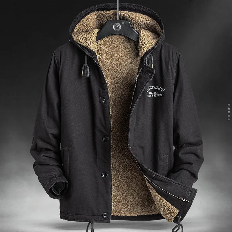 Hooded Jackets Motorcycle Jacket Tactical Clothing Parkas Streetwear Men's Fashion Outerwear Boy New Coats Male Coat Work Wear &