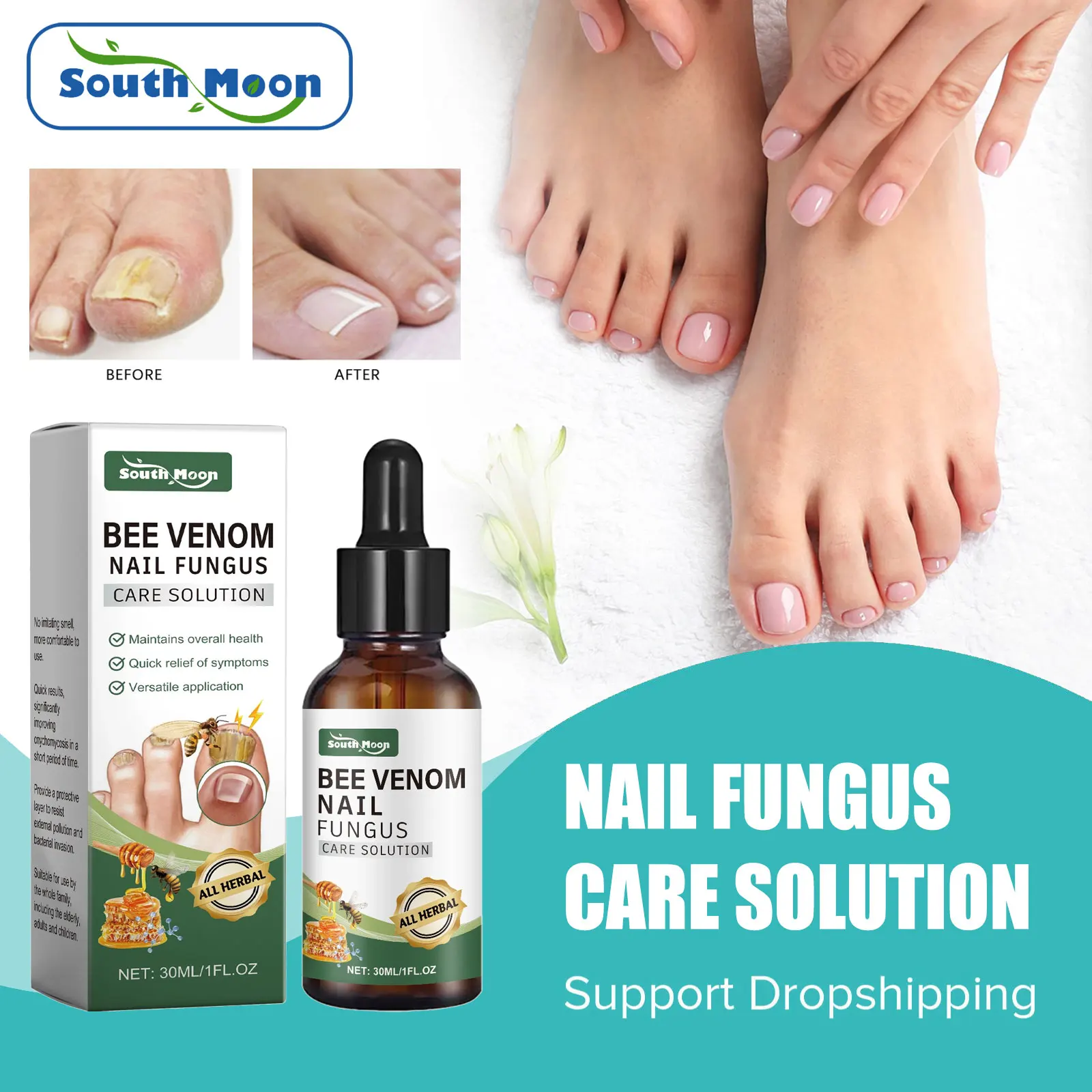Anti Paronychia Nail Drops Nail Fungus Repair Cure Onychomycosis Ingrown Toenail Correction Brighten Bee Treatment Solution