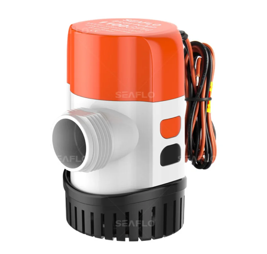 

SEAFLO Electronic Sensing Automatic Bilge Pump New Design 13B SERIES 600/800/1100 GPH Marine Boat RV Caravan