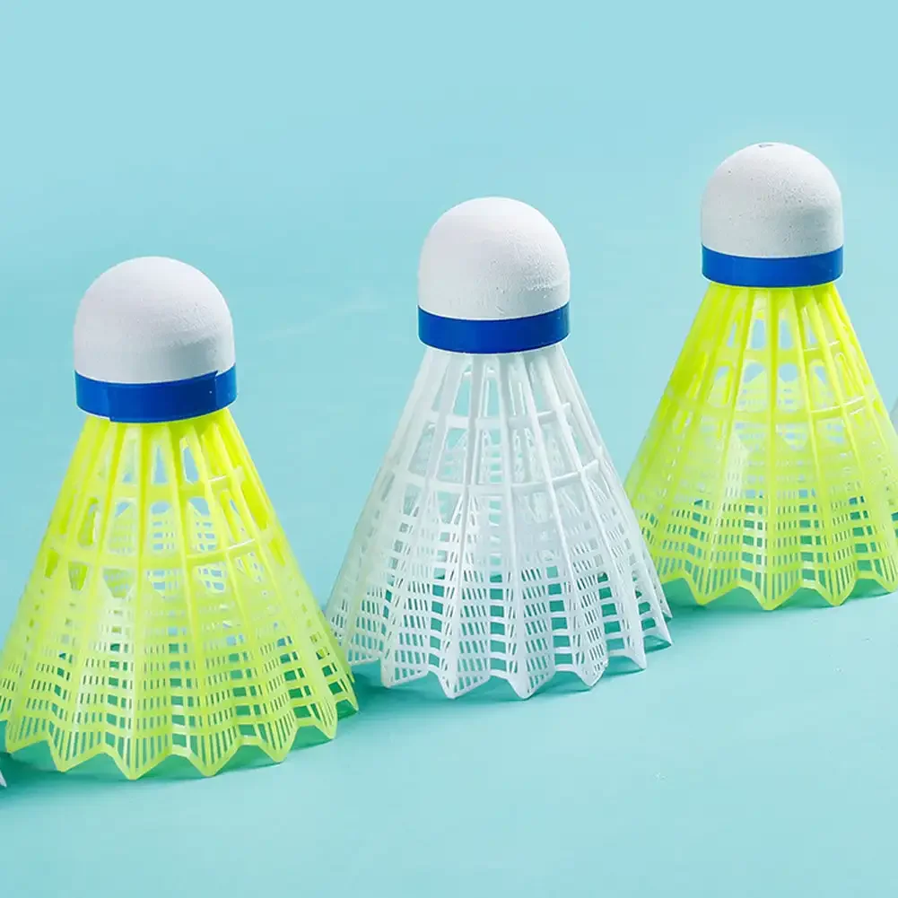 Shuttlecock Nylon Badminton Shuttlecocks with Great Stability Durability Indoor Outdoor Sports Training Balls 12Pcs/Set