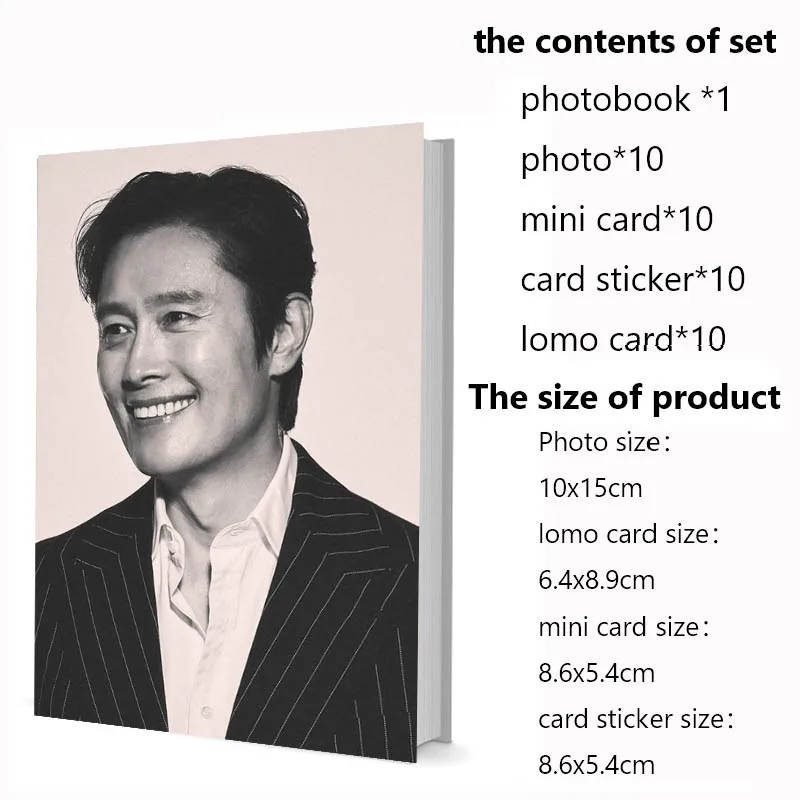 Series2 Lee Byung-hun Lee Photobook Set With Photo Lomo Card Mini