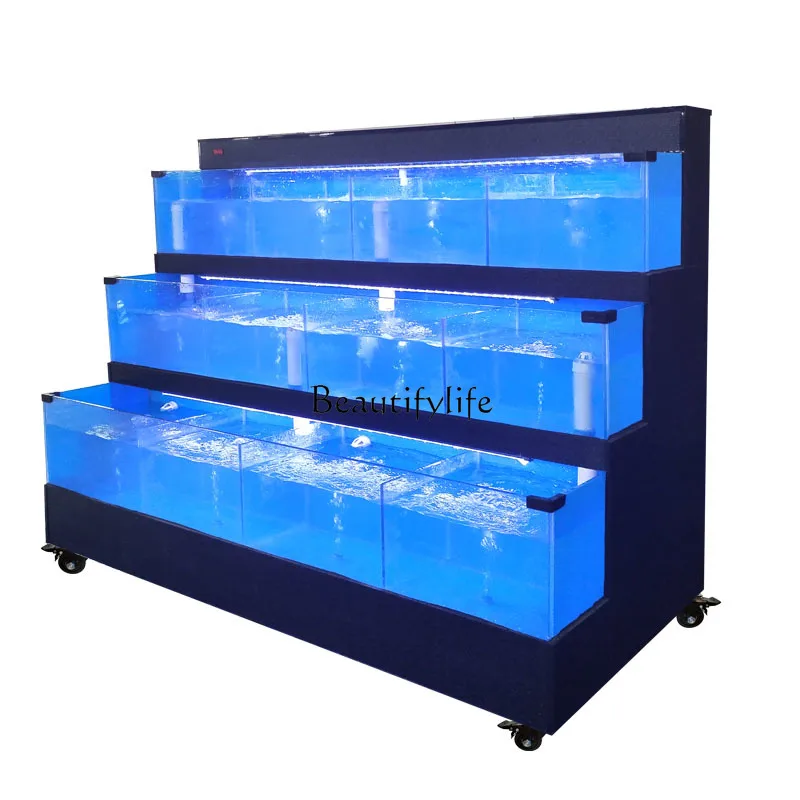 

Dedicated for Restaurants Seafood Fish Tank Commercial Seafood Pool Refrigeration Integrated