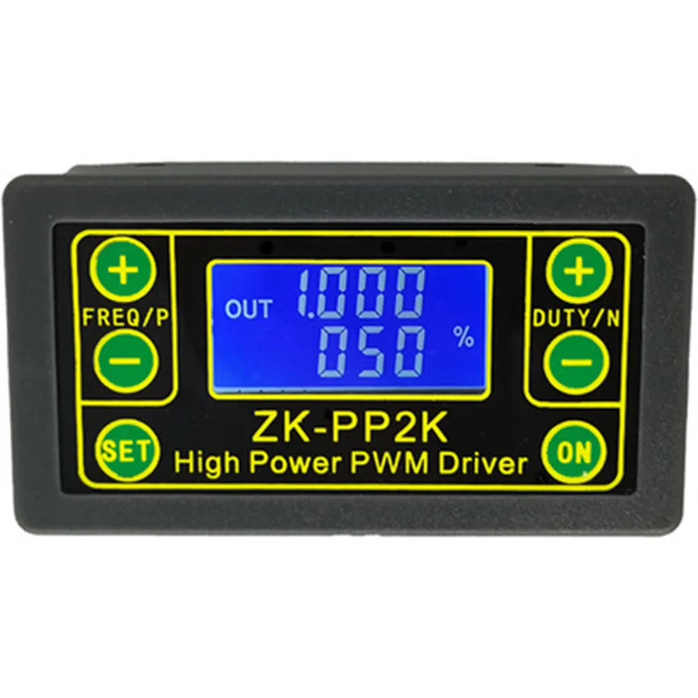 Cycle Delay Signal Generator PWM Motor Speed Controller 8A 150W Adjustable LED Dimmer Pulse Frequency Duty Ratio LCD Display |