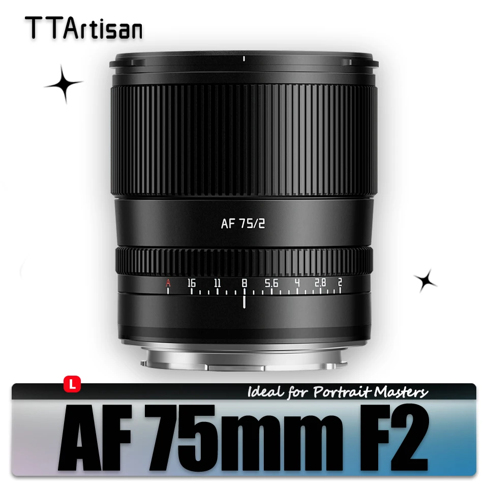TTArtisan Full Frame AF 75mm F2 Large Aperture Autofocus