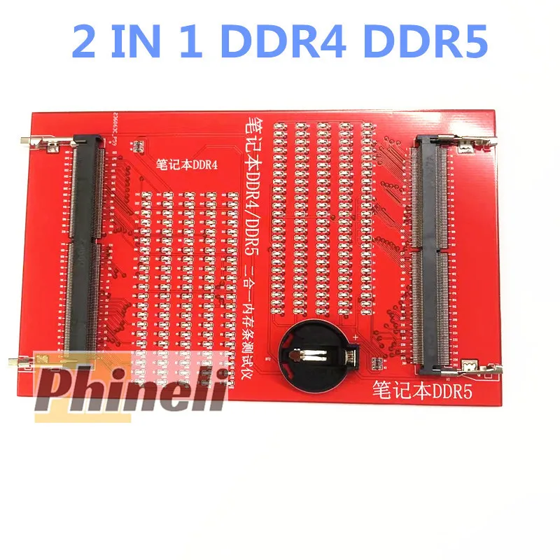Slot de Memória Diagnostic Analyzer Tester Card com Led Laptop Notebook Ram em Ddr5 Ddr4