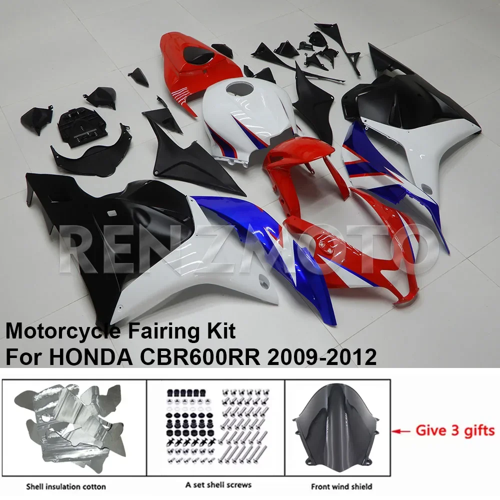 

Motorcycle Accessories Fairing Set Body Kit Plastic For HONDA CBR600 RR CBR600RR 2009-2012 Injection Bodywork Full Bodywork Cowl