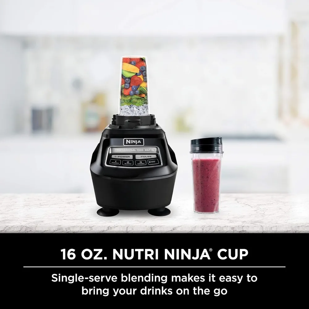 Mega Kitchen System, 1500W, 4 Functions for Smoothies, Processing, Dough, Drinks & More, with 72 Blender Pitcher