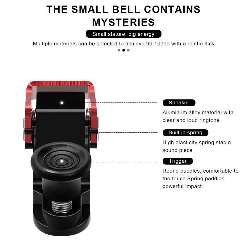 Bicycle Bell Clear Loud Sound for MTB Handlebar