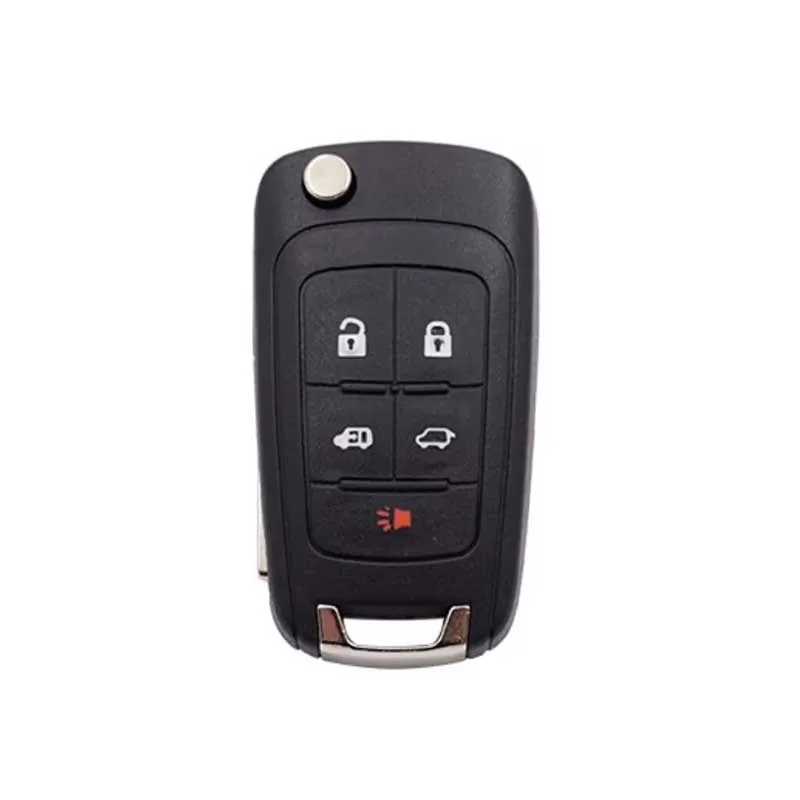 Car Key Shell for Chevrolet Buick Vehicle Folding Flip Remote Control Replacement