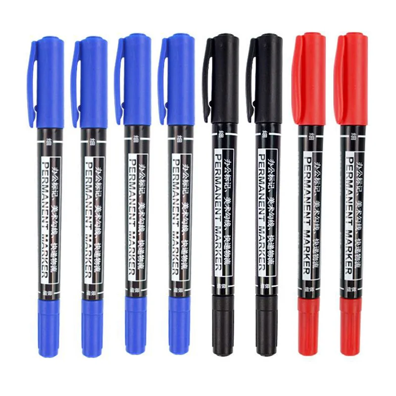 3/6pc White Marker Pen Oily Waterproof Plastic Gel Pen For Writing Drawing  White Diy Album Graffiti Pens Stationery For Notebook