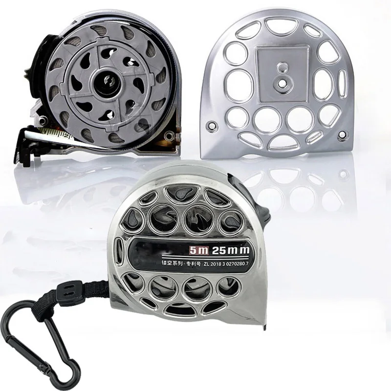 

3/5/7.5M Hollow Steel Tape Measure Retractable Household Measuring Tape Waterproof Anti-corrosion Woodworking Tools Ruler