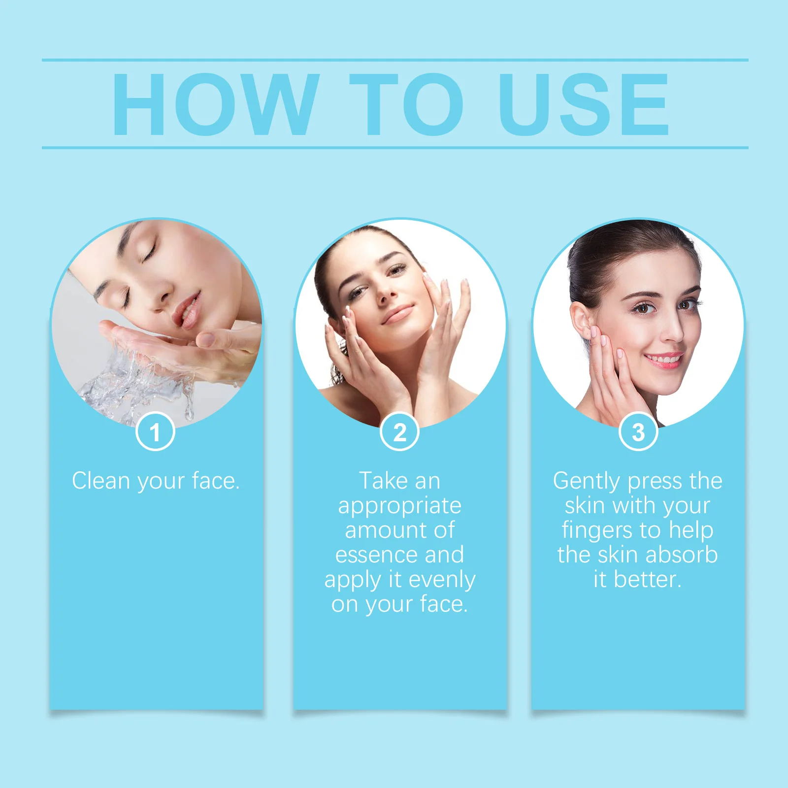 HOYGI Facial Exfoliating Serum Care Facial Skin Hydrating Moisturizing Serum Improve Skin Elasticity and Reduce Fine Lines 3