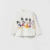 Cartoon Cute Disney Printed Kids Long Sleeve T-shirts Tops Round Collar Pullover Children Sweatshirt Autumn Clothing Girl Blouse 4