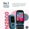 Blackview N2000 Flip Phone Elderly Cellphone Two Display 2.8" SOS Fast Quick Call Dial Push Button Folded Senior Mobile Phone 3