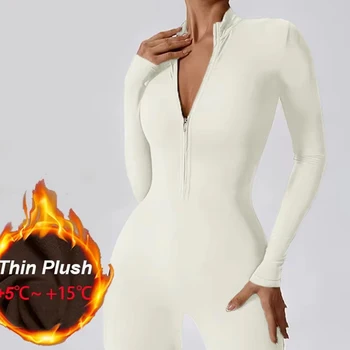 Women’s Fleece Fitness Jumpsuit 1