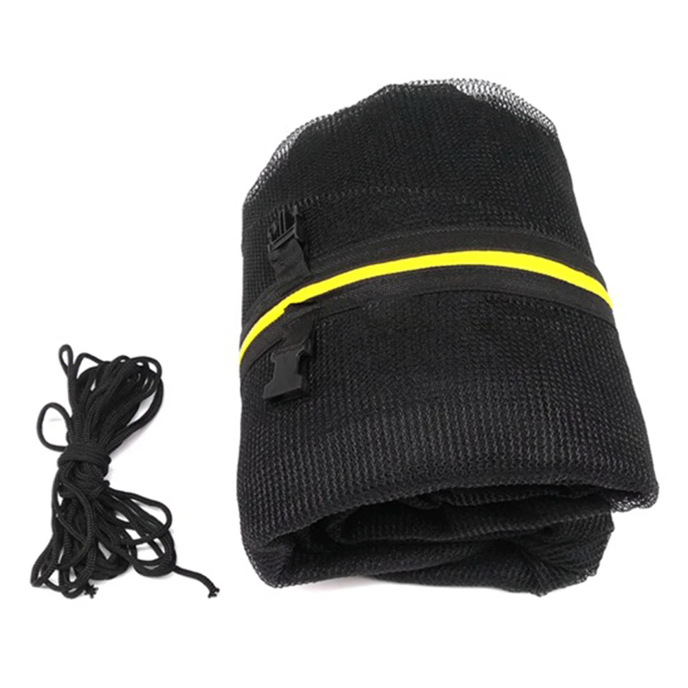 Trampoline Safety Net Replacement Inner Protection Fence Trampoline Protective Inner Net For 10/12/14 Feet 6/8 Poles Accessories