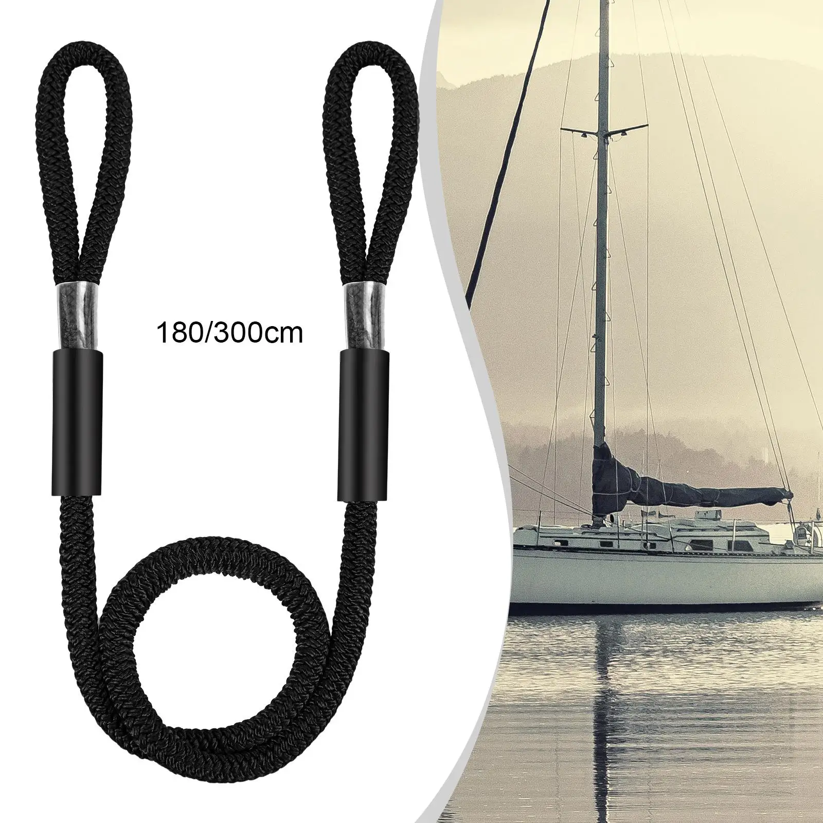 Docking Mooring Rope Nylon Boat Line High Strength Portable Accessory ...