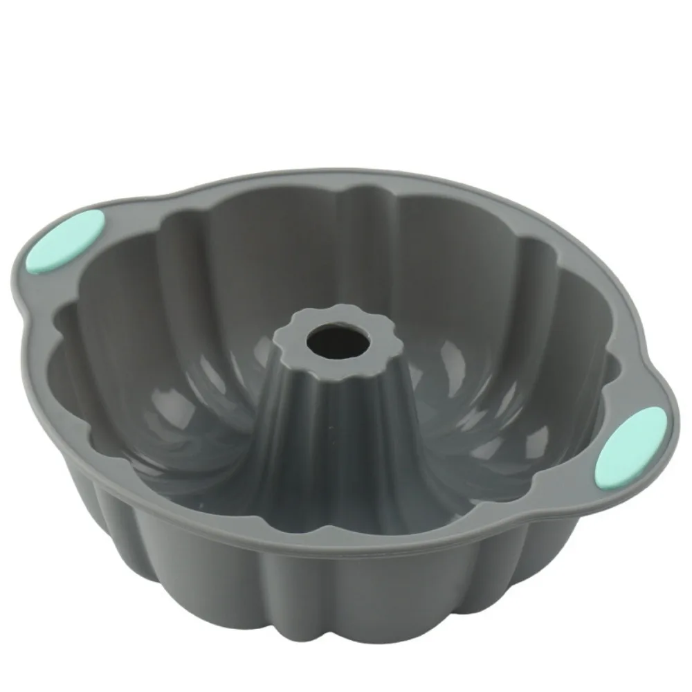 Heat-Resistant 3D Spiral Silicone Baking Mold - Non-Stick Cake and Bread Pan