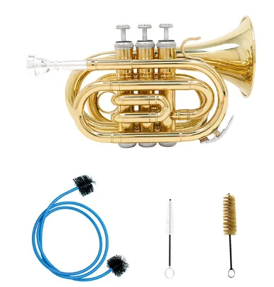 Palm Horn Brass B Flat for Beginners Band, Band, Instrument, Cornet