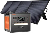 2500W/2304Wh Portable Power Station, Solar Generator with 200W Solar Panel, Large Capacity Power Supply, 2