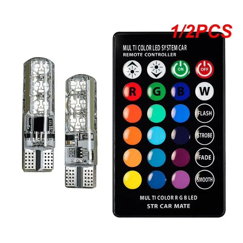 

1/2 шт., разноцветные лампы для салона автомобиля, 31/36/39/42 мм