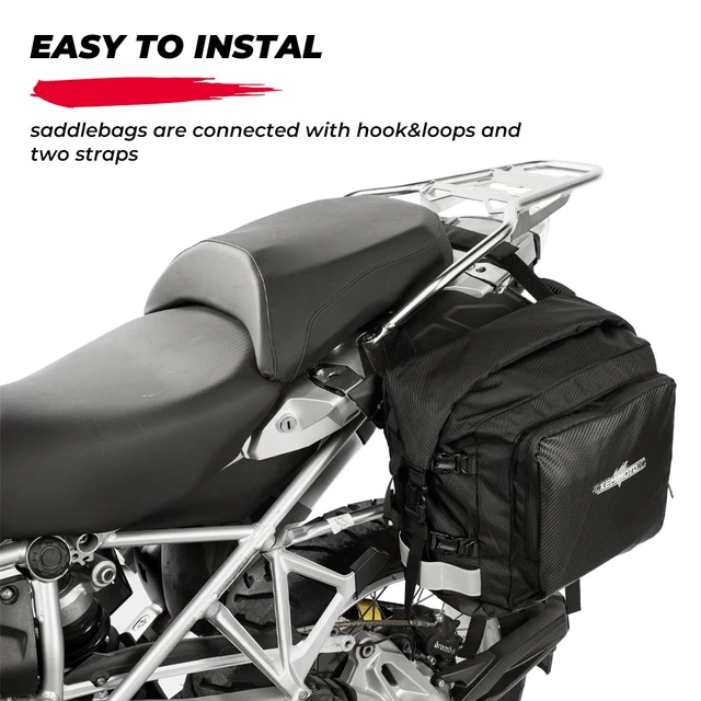 Motorcycle SaddleBag Universal 25L Per Side Bag With Removable For BMW R1200GS LC R1250GS R 1200GS F800GS LC ADV F850GS F750GS