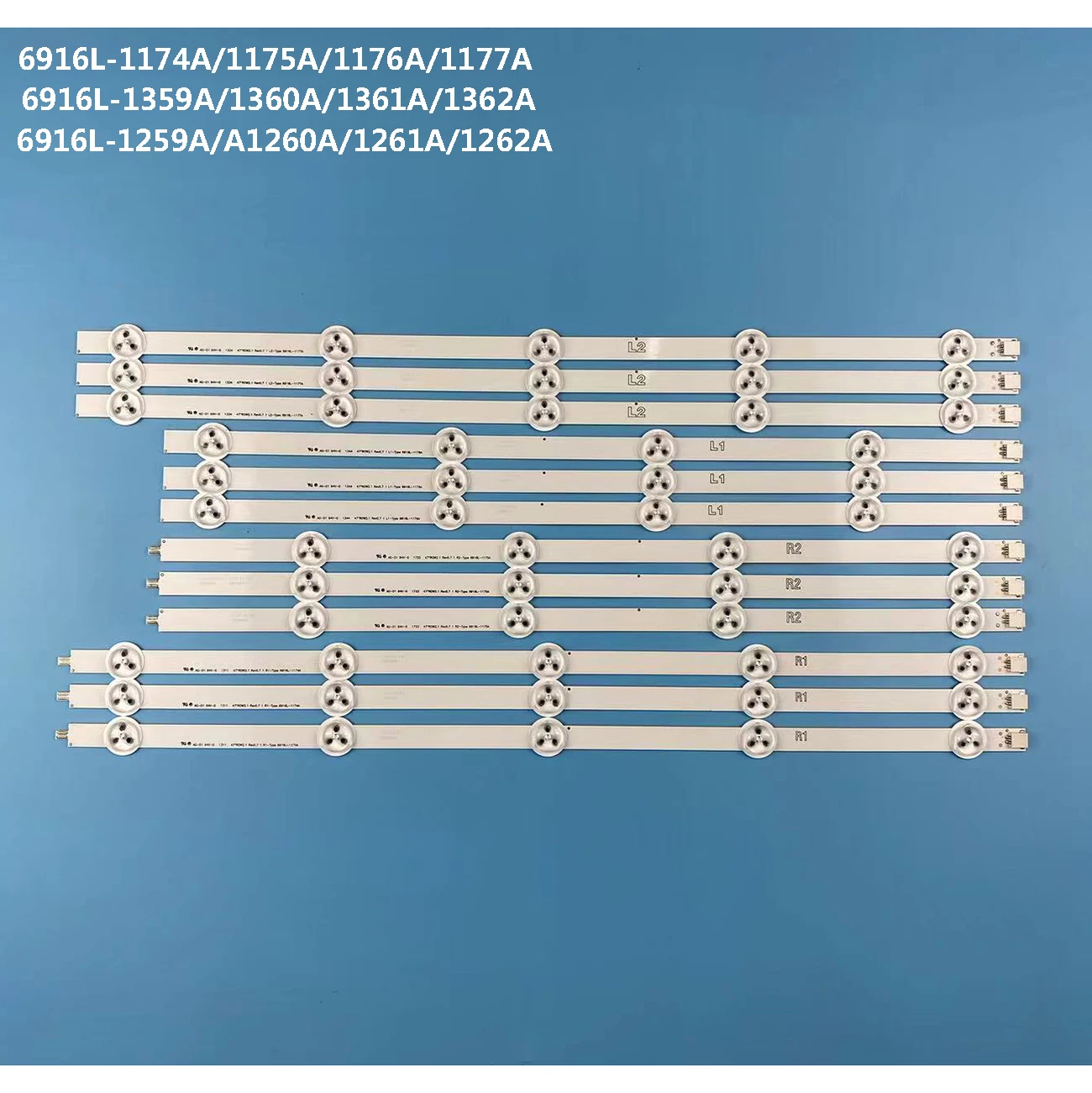 Retroiluminação Led Original para lg 47ln540u 47ln541u 47la613v 47la613s 47la6130 47la6134 47la6136 47la6150 47la6154 47la6156 Novo