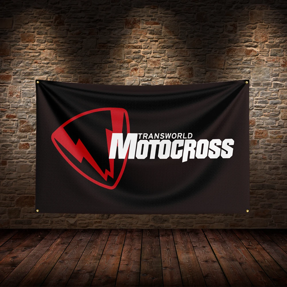 

3x5 Ft M-Motocrosss Flag Polyester Printed Car Flags for Room Garage Decor