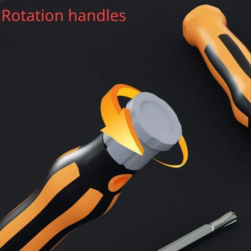 12 In 1 Screwdriver Set Cross Flat Shaped Screwdriver Multifunctional Precision Handheld Maintenance Tool