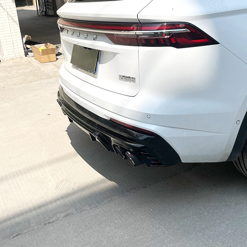 Geely Xingyue L Monjaro 2019-2023 자동차 리어 범퍼 디퓨저 스플리터 립 스포일러 Monjaro 튜닝 외장 바디 키트 액세서리