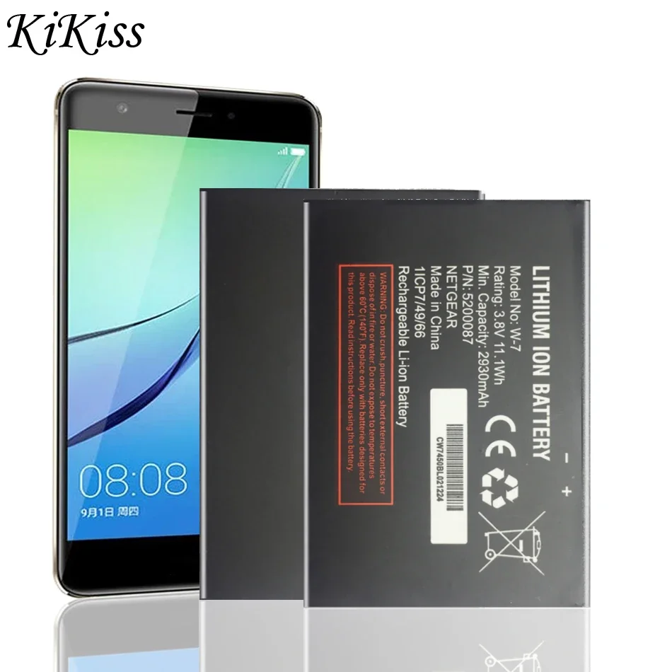 W7, W-7, 2930Mah, Batteria Di Ricambio Agli Ioni Di Litio Per Netgear Sierra Aircard 790S, 810S, Router Wireless, 3.8V