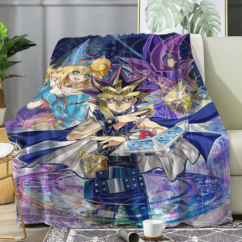 

Bedspread on the Bed Yu Gi Oh Anime Blanket Throw Blankets and Throws Plaid Sofa Bedspreads Summer & Double Baby Fluffy Soft H