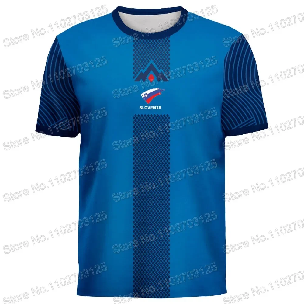 sports shorts sports suit Slovenia Jersey team Fans T Shirts 3D Print Mens Shorts Running Suit