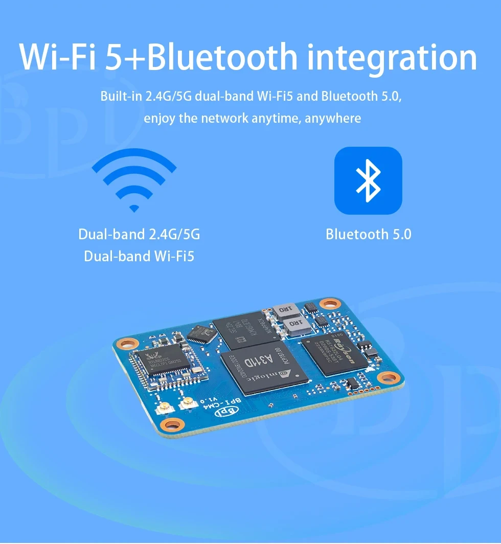 Banana Pi BPI-CM4 Amlogic A311D Quad Core ARM Cortex-A73 4G LPDDR4 16G eMMC Mini