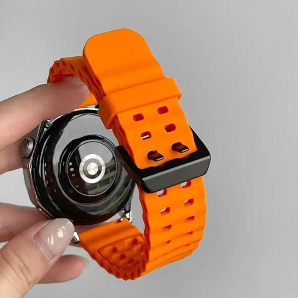 Silicone Sports Strap - 22mm Premium Band