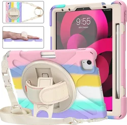 Versatile Tablet Case with Enhanced Protection and Stylish Design for IPad10.2 7th 8th 9th (Pinkanole)