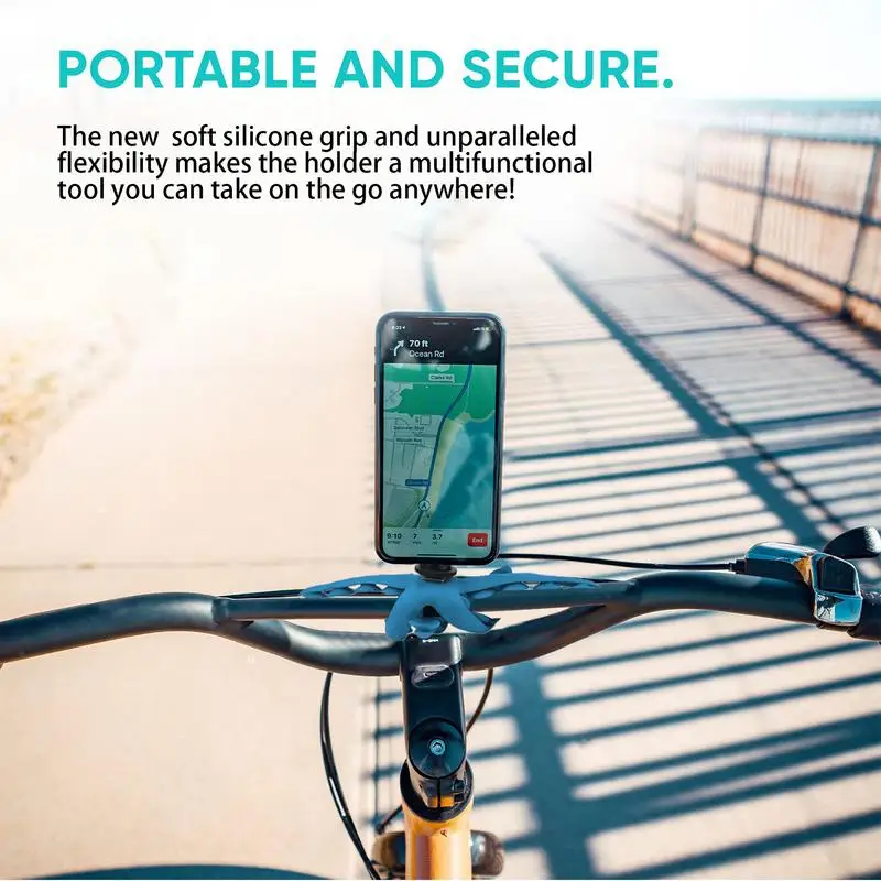 Octopus Phone Holder Flexible Tentacle Stand Mobile Phone Action Camera Bendable Suction Cup Mount & Holder For Camera Phone