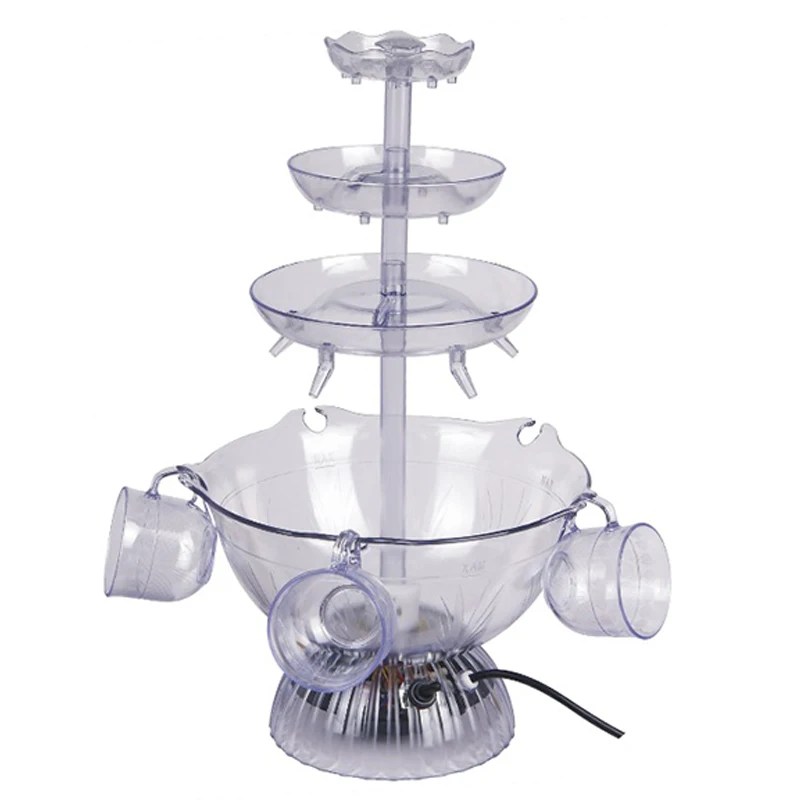 3TierElectricCocktailRedWineDrinkingFountainBeverageBeerParty