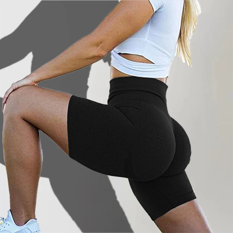 Workout Shorts Sports Shorts Running Shorts Seamless Shorts Gym Women Cycling Shorts Stretch Breathable High Waist