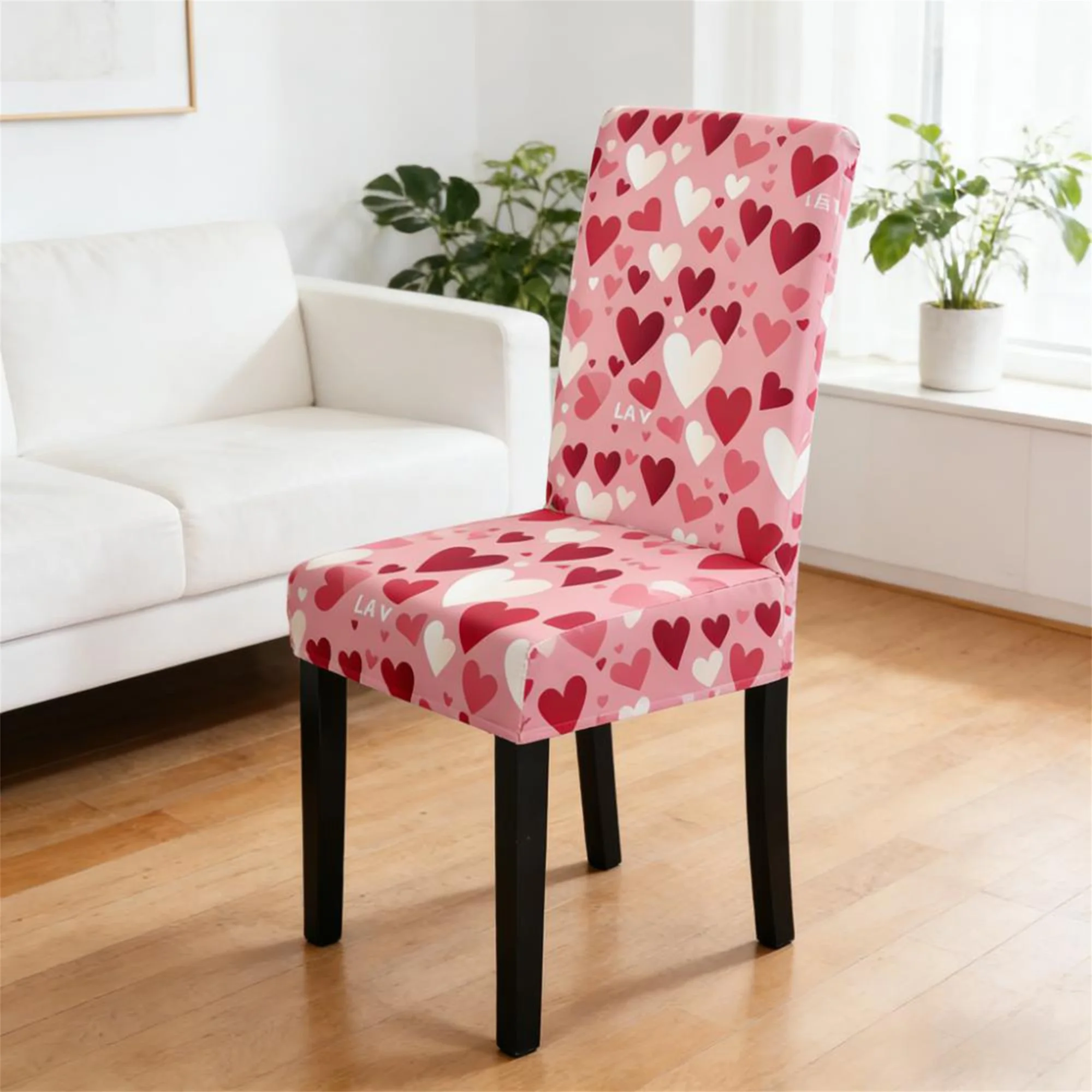 Valentine s Day Table Runner Romantic Heart Flower Print Tablecloth Cozy Table Decoration for Home Party Decor