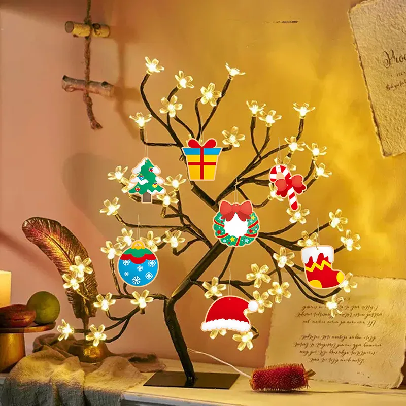 

Украшение для рождественской вечеринки, снеговик, дерево, украшения места проведения, бумажный реквизит для фотографий